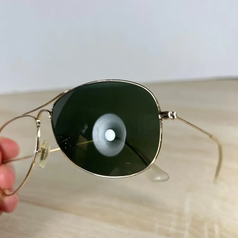Ray-Ban RB3362 Cockpit 001 Sunglasses Gold Metal READ DESC FRAMES ONLY 59-14